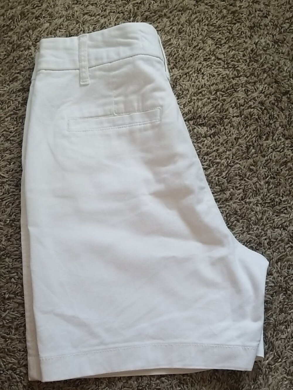 Anne Klein ⛵White Cotton Chino Shorts